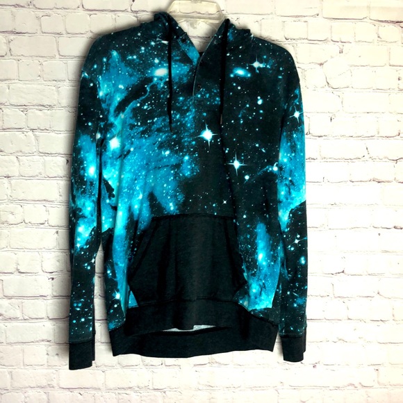 On The Byas Men's Galaxy Graphic Hoodie Sz. Large - Picture 1 of 8
